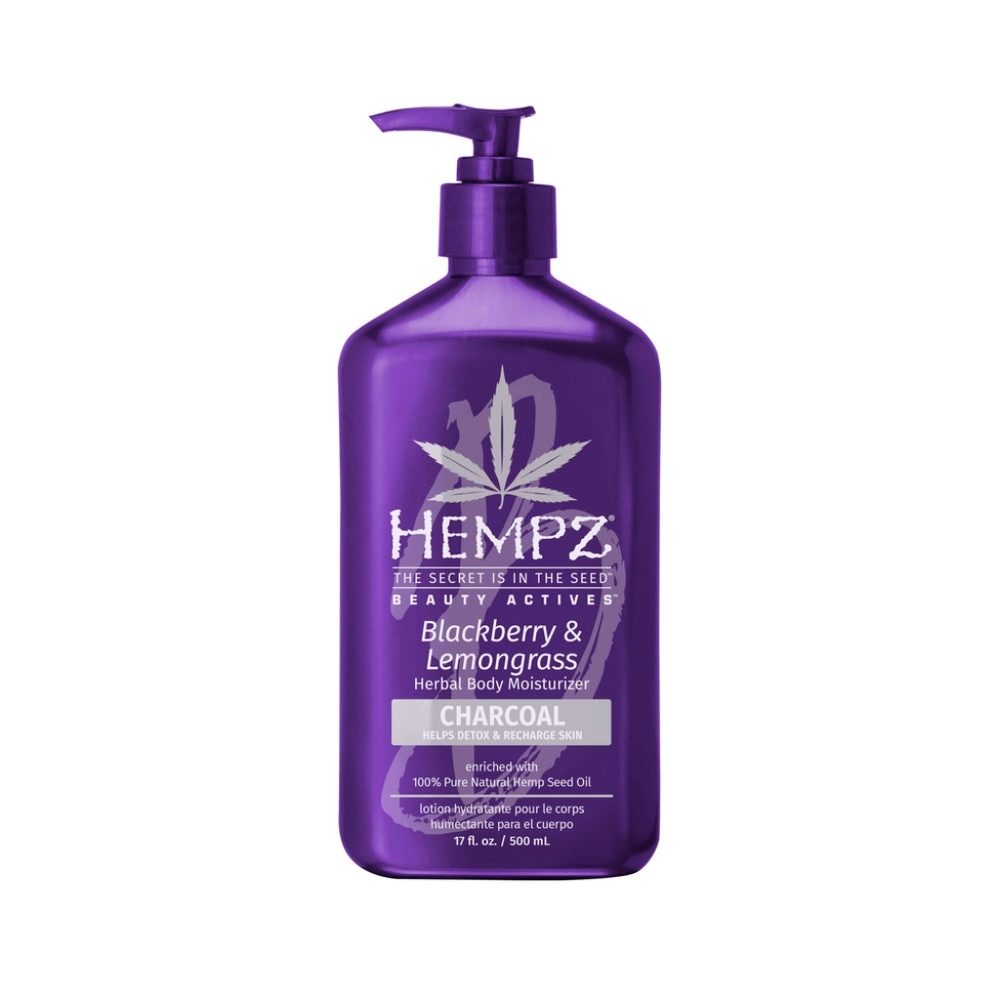 HEMPZ Blackberry & Lemongrass Charcoal Moisturizer 17 Fl Oz